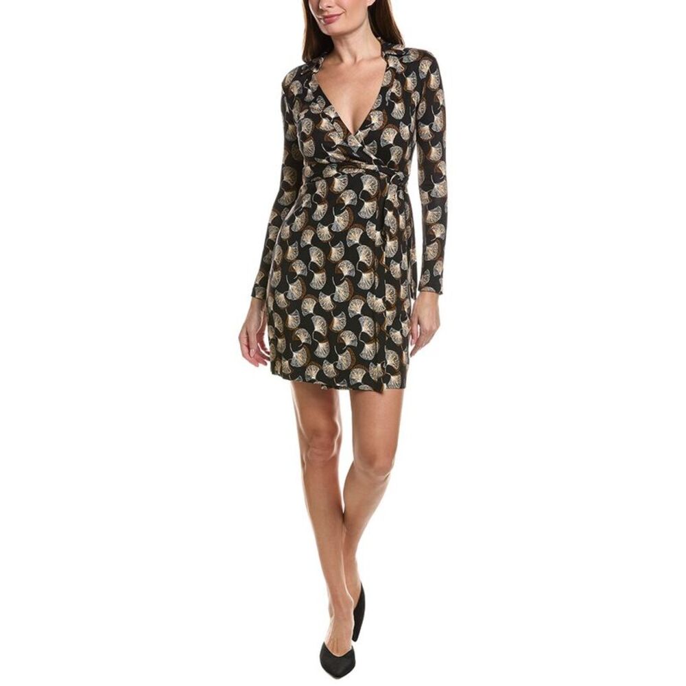 Diane Von Furstenberg Womens New Jeanne Two Silk Wrap Dress